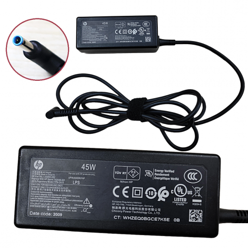 HP 45W 19.5V 2.31A Original Blue Pin Laptop Charger