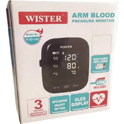 Wister WMD-S301 Digital Blood Pressure Monitor