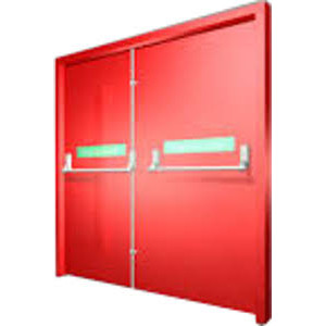 Premium Grade Hydraulic System Double Leaf Fire Rated Door