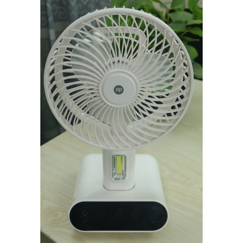 DP-7624 Rechargeable Touch Mini Table Fan with Lamp