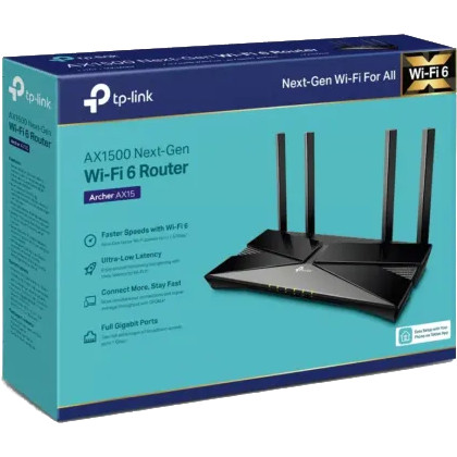 TP-Link Archer AX1500 Next-Gen Wi-Fi 6 Router