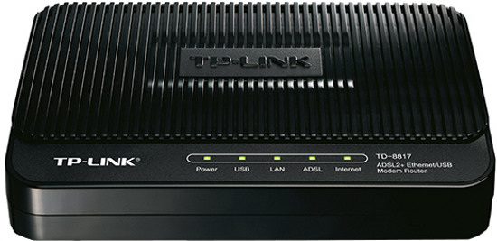 TP-Link TD-8817 24Mbps ADSL2+ Ethernet USB Modem Router