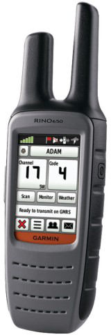 Garmin Rino 650 GPS Device Worldwide Basemap and 2 Way Radio