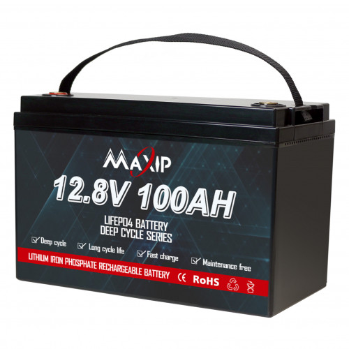 MAXIP 100Ah Lithium Iron Phosphate Battery