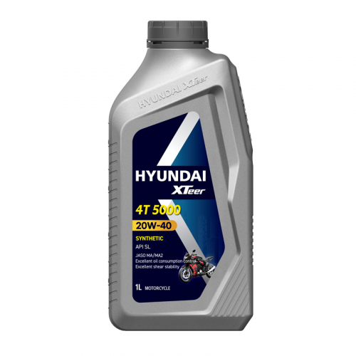 Hyundai XTeer 4T 5000 20W-40 Synthetic 1-Liter