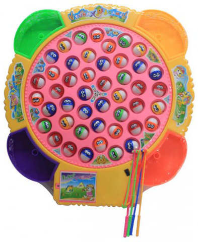 Fishing Fun Game with Bright Lively Fish ABH56956