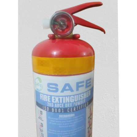 Safe Fire Extinguisher 2-Kg ABCE Dry Powder