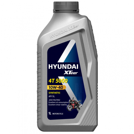 Hyundai XTeer 4T 5000 10W-40 Synthetic 1 Liter