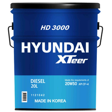 Hyundai XTeer HD 3000 CF-4 20W-50 20L Engine Oil