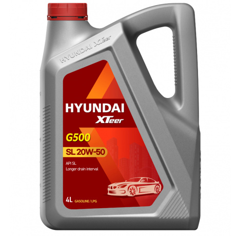 Hyundai XTeer G500 SL 20W-50 4 Liter