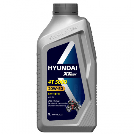 Hyundai XTeer 4T 5000 20W-50 Synthetic 1-Liter