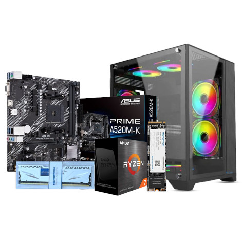 Desktop PC Ryzen 7 5700G 8GB RAM & 256GB SSD