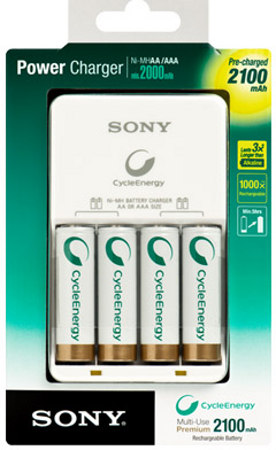 Sony BCG-34HH4KN Ni-MH Power Charger 2100mAh Battery