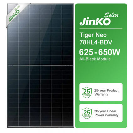 Jinko Tiger Neo 78HL4-BDV 650W Solar Panel