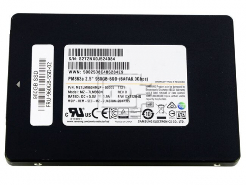 Samsung PM863a 960GB 2.5 SATA SSD