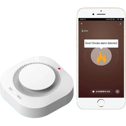 Verbex VT-SD43W Smart Fire Smoke Detector with Wi-Fi