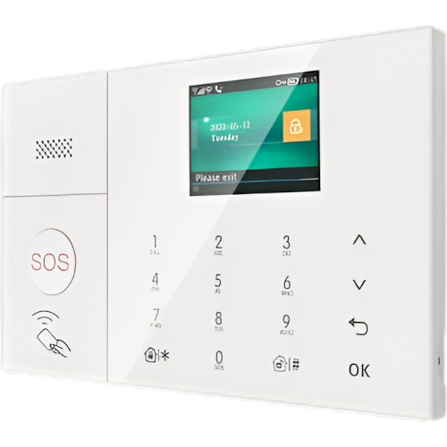 Verbex Alarm Panel with Wireless 4-Smoke Detector Pack