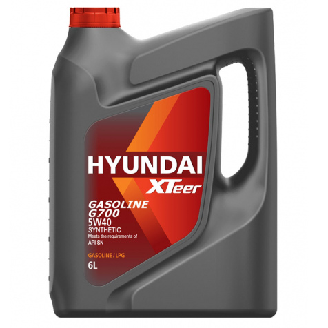 Hyundai XTeer Gasoline G700 SP 5W-40 6 Liter