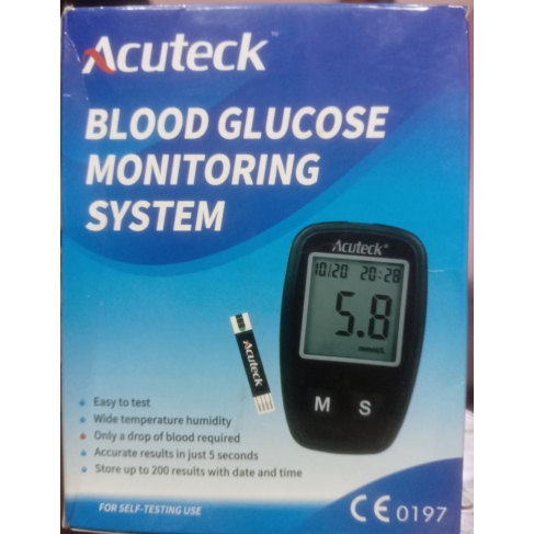 Acuteck Blood Glucose Monitoring System