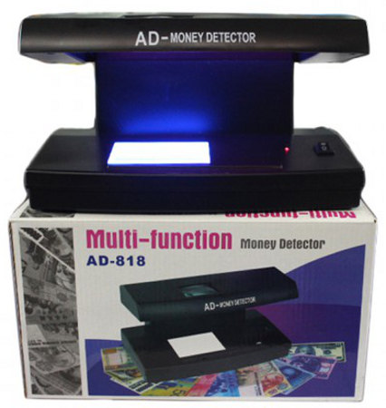 AD- 818 UV Lamp Multifunction Fake Money Note Detector