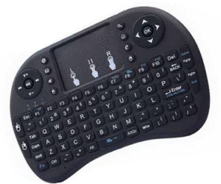 Rii i8 Portable Wireless Mini Qwerty Keyboard with Touchpad