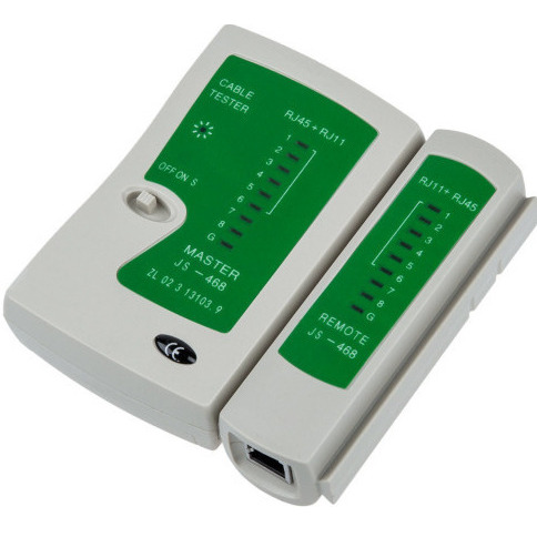 RJ45 + RJ11 Ethernet Cable Tester Tool