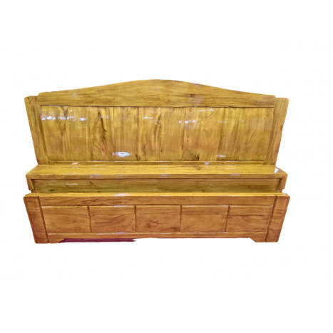 6-by-7 Feet  Jackfruit Wooden Bed