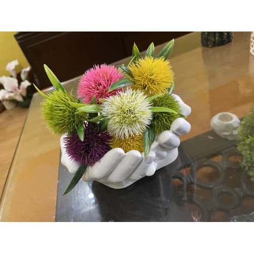 Artificial Flower & Vase Showpiece