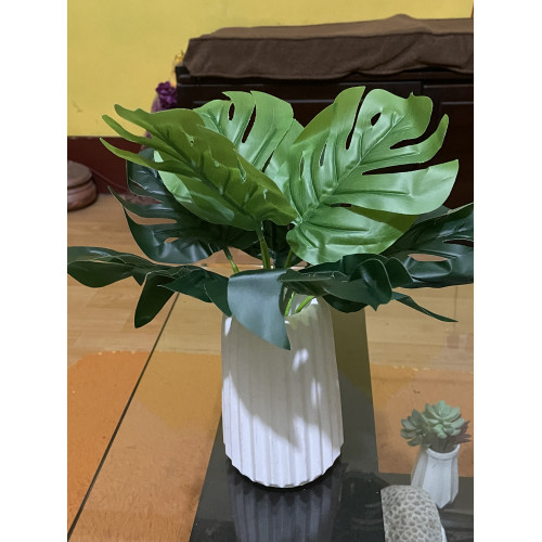 Artificial Plant & Pot Showpiece