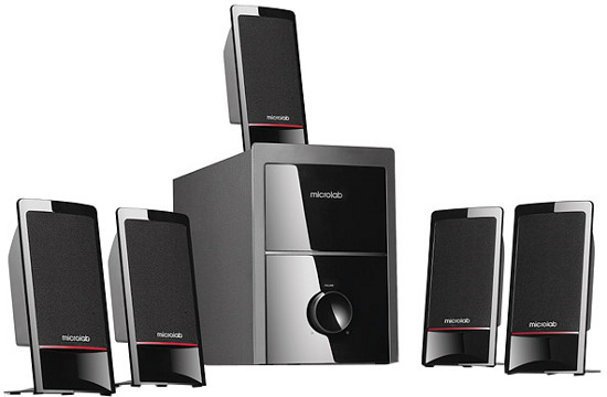 Microlab M-700 RMS 62 Watt Powerful 5.1 Multimedia Speaker