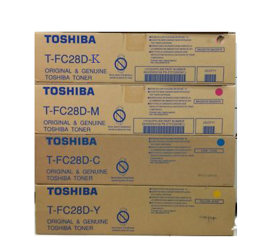 Toshiba Genuine Color T-FC28D-Y/M/C/K Four Toner Cartridge
