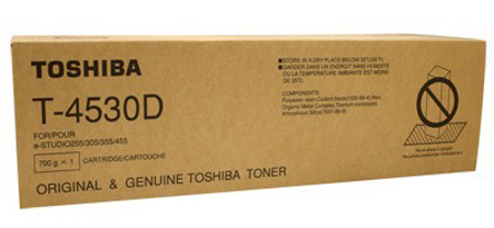 Toshiba T-4530D Genuine Black Color Copier Toner Cartridge