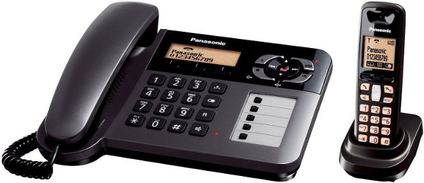 Panasonic KX-TG6458 BX Corded-Cordless Combination Telephone
