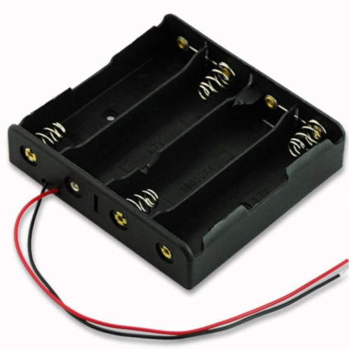 4 Slots 18650 Battery Case Holder