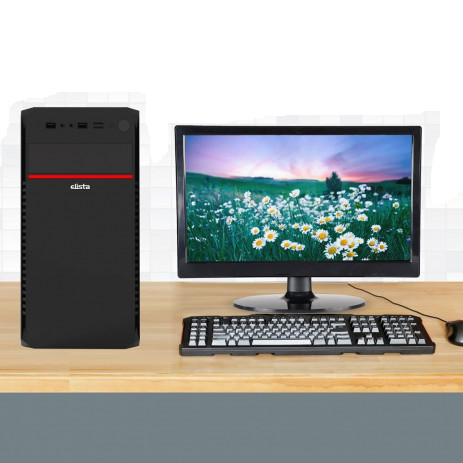 Desktop PC Core i5 4th Gen 8GB RAM Dell 19" LED Monitor