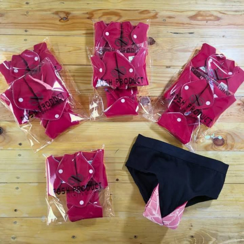 Washable Napkin Set for Children 4 Pcs