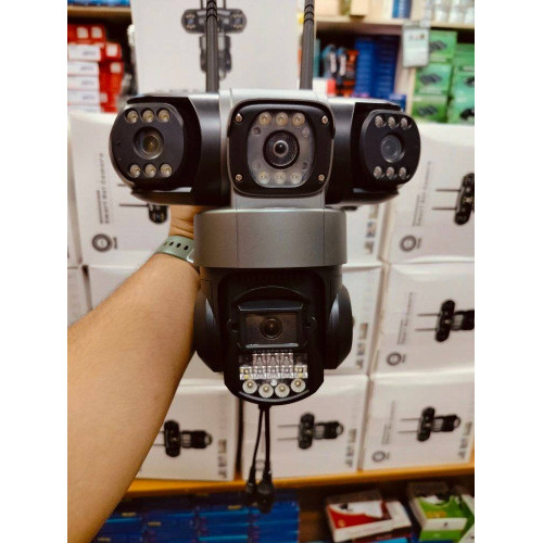 V380 Triple Len Waterproof Night Vision Wi-Fi Camera