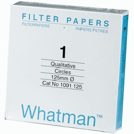 Whatman Filter Papers 125mm Grade 1