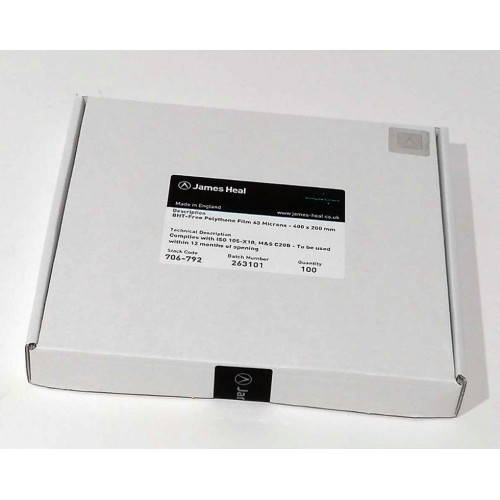 James Heal BHT Free Polythene Film 63 Microns