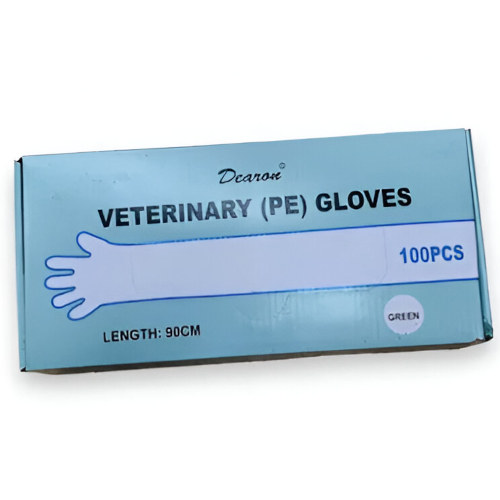 100-Pcs Veterinary (PE) Gloves