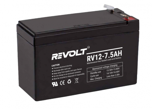 Revolt RV-12 7.5AH UPS Battery