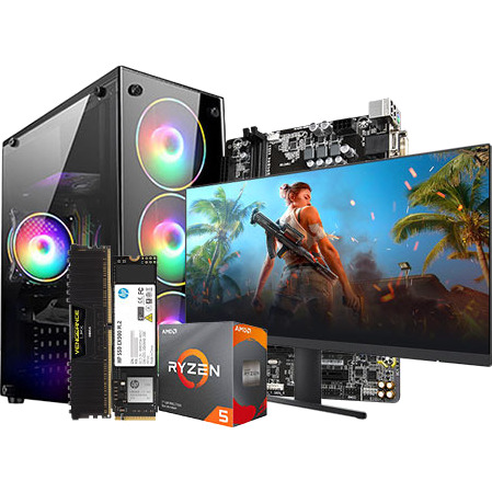 Desktop PC AMD Ryzen 5 8500G MSI A620M & 512GB SSD