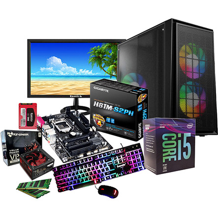 Desktop PC Core i5 4th Gen Gigabyte H81 & 8GB RAM