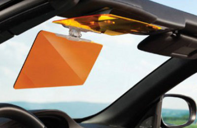 HD Vision Visor Anti-Glare Car Light & UV Ray Filter Mirror