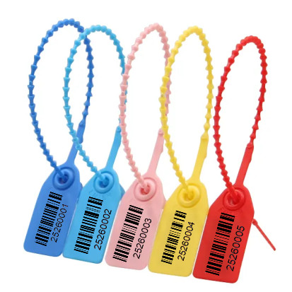 Plastic Lock with Barcode 100Pcs