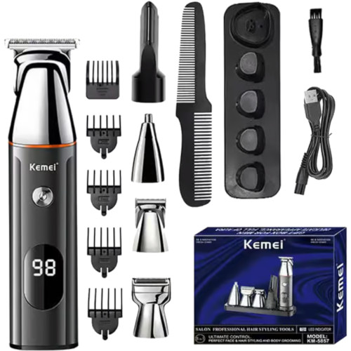 Kemei KM-5857 5-in-1 Salon Hair Styling Tool
