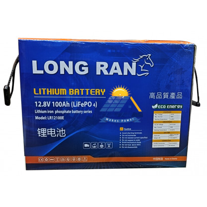 Long-Ran Lithium Iron Phosphate 12.8V 100AH Battery