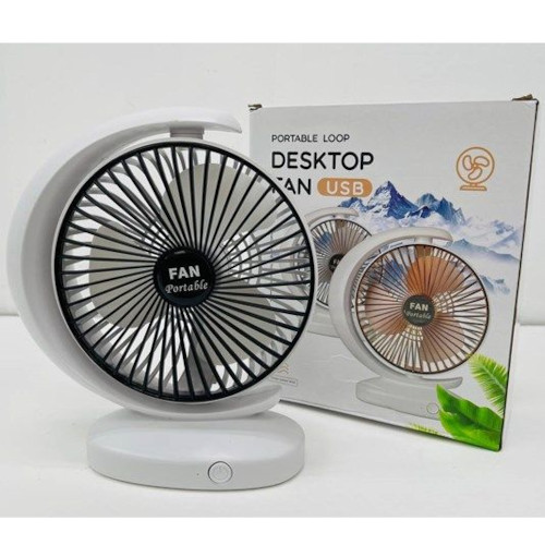 Portable Loop Desktop USB Port Fan