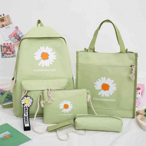 4 Pcs Flower Design Combo Lady's Bag