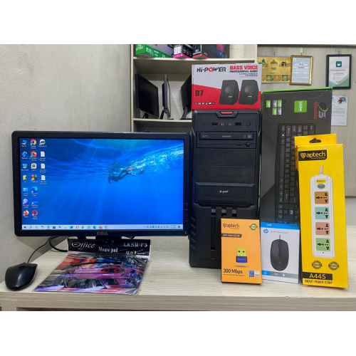 Desktop PC Core i3 2nd Gen Dell 19" LED Monitor
